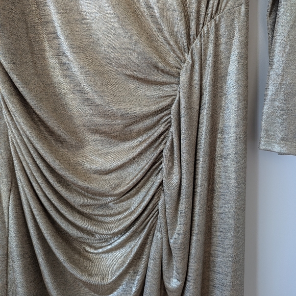 Lauren Ralph Lauren Gold Midi Dress - Picture 6 of 7